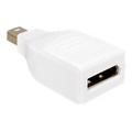 Delock Adaptér Mini DisplayPort samec -> Mini DisplayPort samica - Biely
