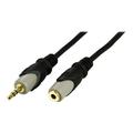 DELTACO MM-161-K Audio Predlžovací Kábel - 3m - Sivý / Čierny