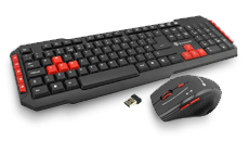Počítačová myš a klávesnica