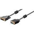 DVI-A/VGA Full HD-kabel, Guldpläterad9960