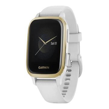 Športové hodinky Garmin Venu Sq – zlato/biele
