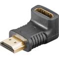 HDMI™-vinkeladapter, Guldpläterad