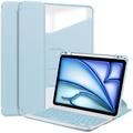 iPad Air 11 2024/2025 360 Rotating Smart Case with Bluetooth Keyboard