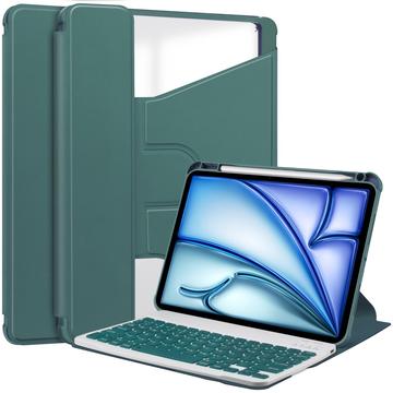 iPad Air 13 2024/2025 360 Rotating Smart Case with Bluetooth Keyboard