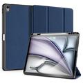 iPad Air 13 2024/2025 Dux Ducis Domo Tri-Fold Puzdro Smart Folio - Modrá