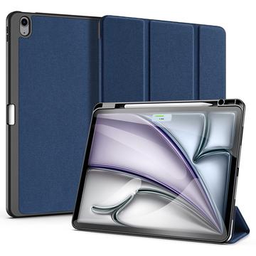 iPad Air 13 2024/2025 Dux Ducis Domo Tri-Fold Puzdro Smart Folio - Modrá