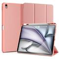 iPad Air 13 2024/2025 Dux Ducis Domo Tri-Fold Puzdro Smart Folio - Ružová