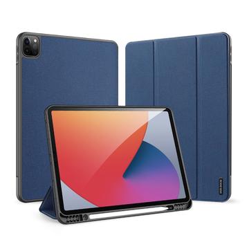 iPad Pro 12.9 2020/2021/2022 Dux Ducis Domo Tri-Fold Puzdro Smart Folio - Modrá
