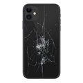 Oprava zadného krytu iPhone 11 - iba sklo - čierna