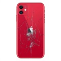 Oprava zadného krytu iPhone 11 - iba sklo - červená