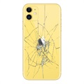Oprava zadného krytu iPhone 11 - iba sklo - žltá