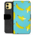 iPhone 11 prémiové puzdro na peňaženku - Banány