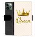 iPhone 11 Pro prémiové puzdro na peňaženku - Kráľovná