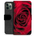 iPhone 11 Pro prémiové puzdro na peňaženku - Rose