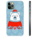 iPhone 11 Pro puzdro TPU - Vianočný medveď