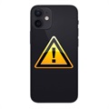 Oprava krytu batérie iPhone 12 - vrátane. rám - čierna