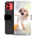 iPhone 12 mini prémiové puzdro na peňaženku - Pes