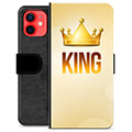 iPhone 12 mini prémiové puzdro na peňaženku - Kráľ