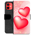iPhone 12 mini prémiové puzdro na peňaženku - Láska
