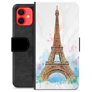 iPhone 12 mini prémiové puzdro na peňaženku - Paríž