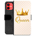 iPhone 12 mini prémiové puzdro na peňaženku - Kráľovná