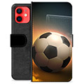iPhone 12 mini prémiové puzdro na peňaženku - Futbal