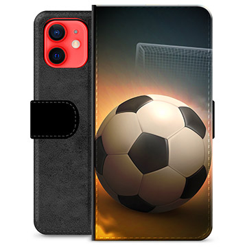 iPhone 12 mini prémiové puzdro na peňaženku - Futbal