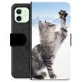 iPhone 12 prémiové puzdro na peňaženku - Mačka