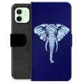 iPhone 12 prémiové puzdro na peňaženku - Slon