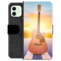 iPhone 12 prémiové puzdro na peňaženku - Gitara