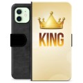 iPhone 12 prémiové puzdro na peňaženku - Kráľ
