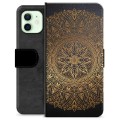 iPhone 12 prémiové puzdro na peňaženku - Mandala