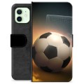 iPhone 12 prémiové puzdro na peňaženku - Futbal