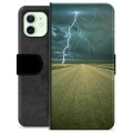 iPhone 12 prémiové puzdro na peňaženku - Búrka