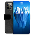 iPhone 12 Pro Max prémiové puzdro na peňaženku - Ľadovec