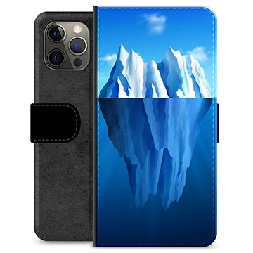 iPhone 12 Pro Max prémiové puzdro na peňaženku - Ľadovec