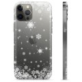 iPhone 12 Pro Max puzdro TPU - Snehové vločky
