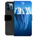 iPhone 12 Pro prémiové puzdro na peňaženku - Ľadovec