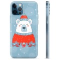 iPhone 12 Pro puzdro TPU - Vianočný medveď