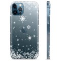 iPhone 12 Pro puzdro TPU - Snehové vločky
