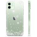 iPhone 12 puzdro TPU - Snehové vločky