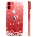 iPhone 12 mini puzdro TPU - Snehové vločky