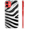 iPhone 12 mini puzdro TPU - Zebra