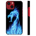 iPhone 13 Mini ochranný kryt - Modrý ohnivý drak