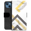 iPhone 13 prémiové puzdro na peňaženku - Abstract Mramor