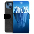 iPhone 13 prémiové puzdro na peňaženku - Ľadovec
