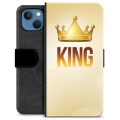 iPhone 13 prémiové puzdro na peňaženku - Kráľ