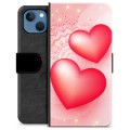 iPhone 13 prémiové puzdro na peňaženku - Láska