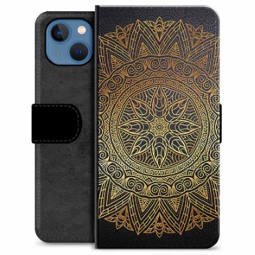 iPhone 13 prémiové puzdro na peňaženku - Mandala