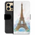 iPhone 13 Pro Max prémiové puzdro na peňaženku - Paríž